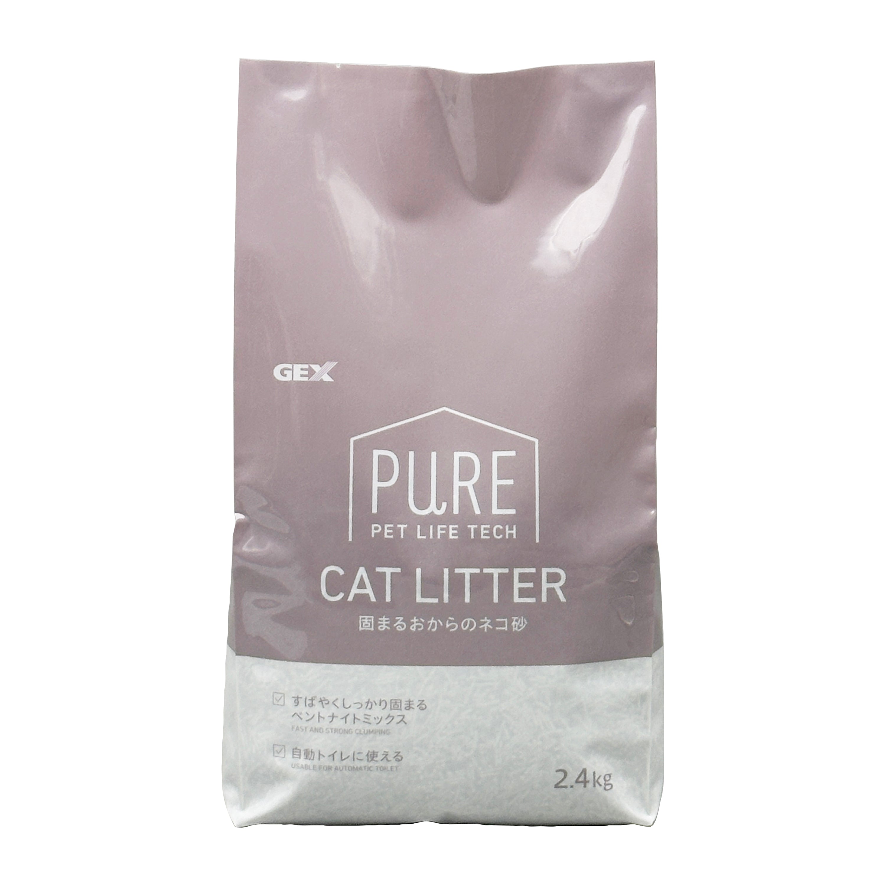 PURE 固まるおからのネコ砂 2.4kg
