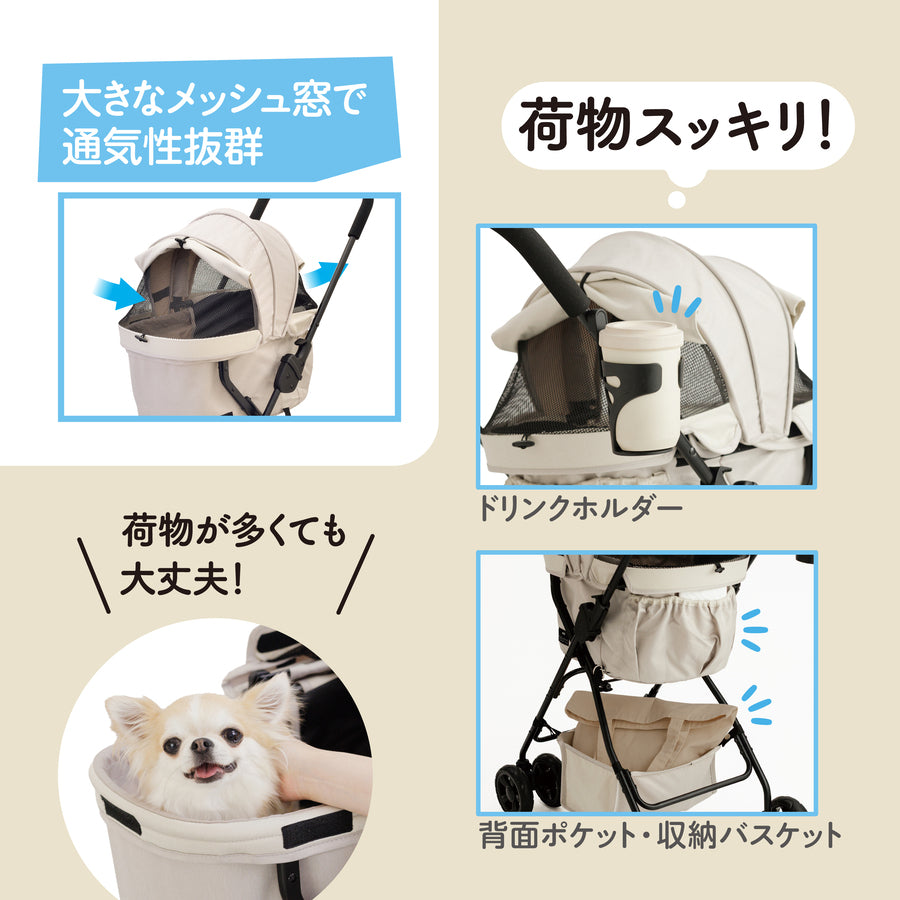 OSOTO Buggy GO エアロ ホワイトベージュ