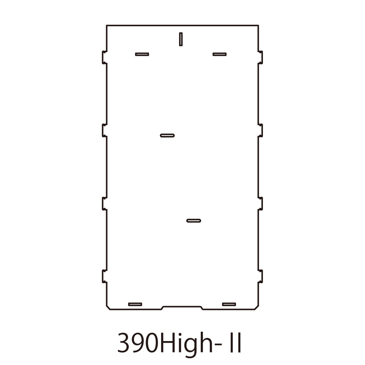 背面板(アクリルルーム390High-Ⅱ)#71898