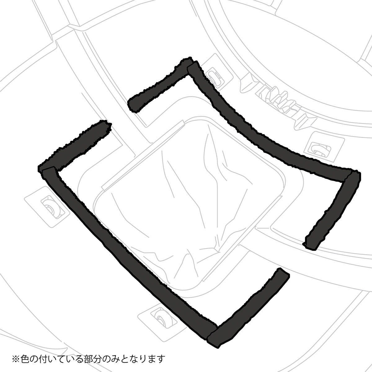PURE CAT AUTO TOILET用 ドラム下シールストリップ #72756