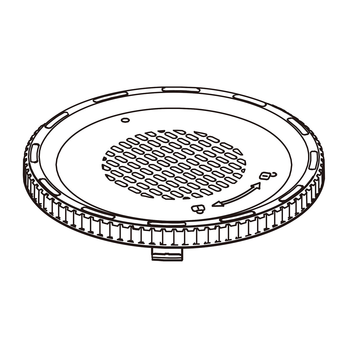 PURE PET AIR CLEANER 消臭ケース部フタ #72764