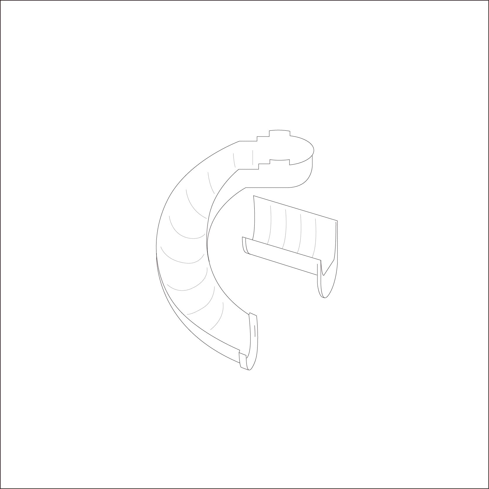 らせん階段クリア(クリアフロント30)#73174(10月下旬頃入荷予定)