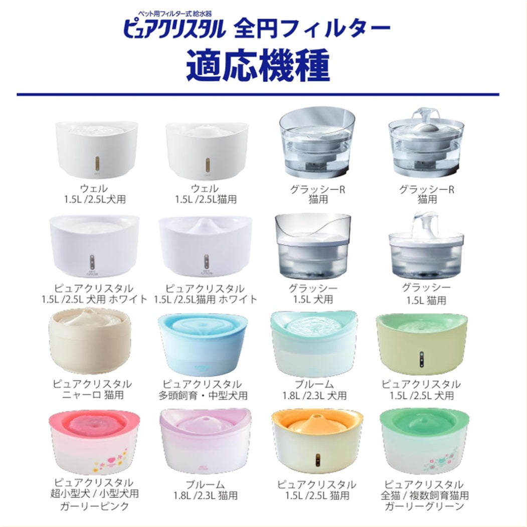 ピュアクリスタル 軟水化フィルター 犬用 6個セット【全円】※アウトレット・エコパック #61973