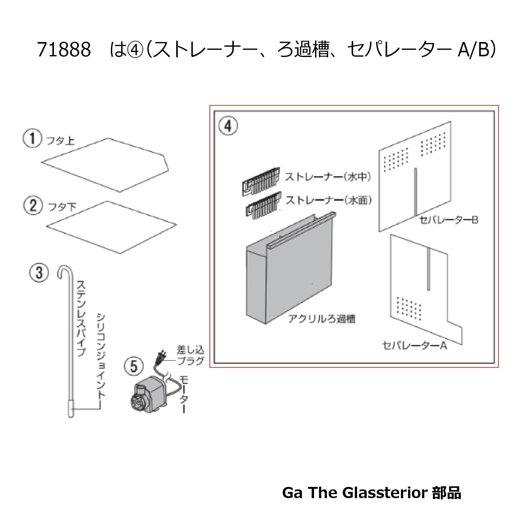 アクリルセット(Ga The Glassterior)#71888