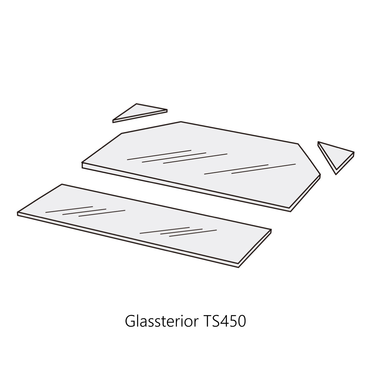 ガラスフタセット(Ga GlassteriorTS450)#71920