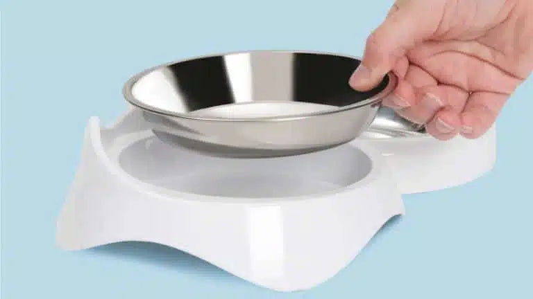 Catit PIXI Double Feeding Dish/CatitフィーディングディッシュW